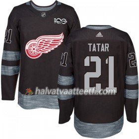 Miesten NHL Detroit Red Wings Pelipaita Tomas Tatar 21 1917-2017 100th Anniversary Adidas Musta Authentic